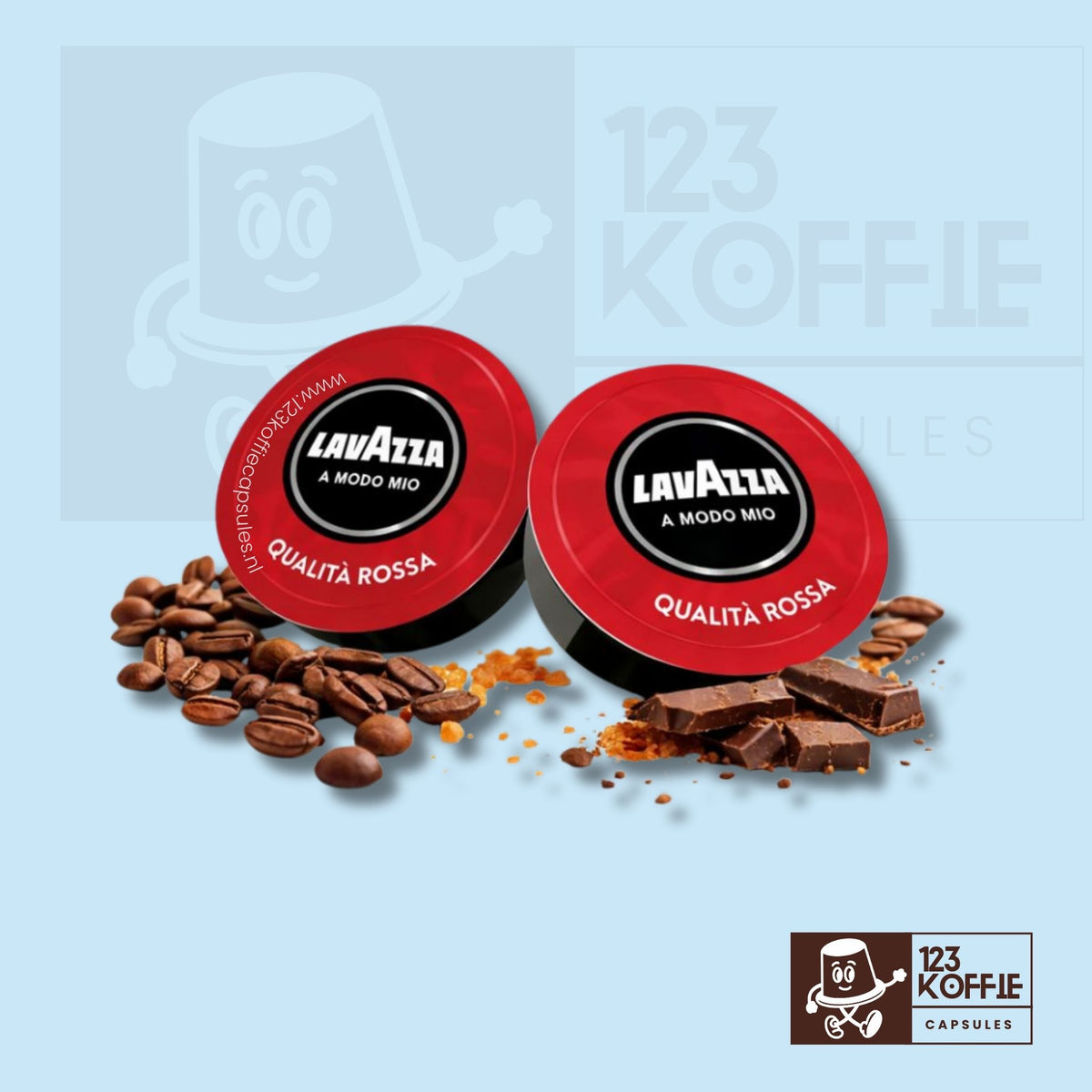 Lavazza Qualità Rossa koffiecapsules compatibel met A Modo Mio machines
