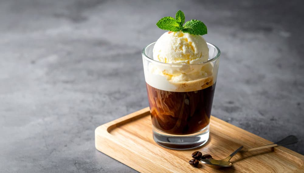 Koffie met Vanille-ijs (Affogato)