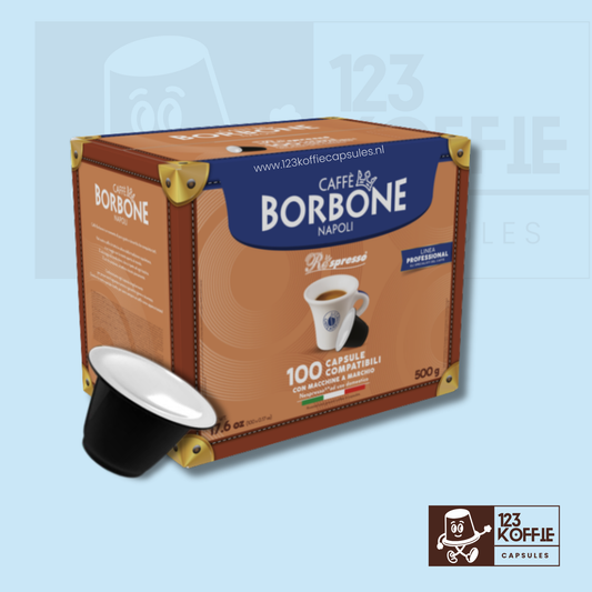 Voordeelverpakking Borbone Decafe capsules voor Nespresso Original 100 stuks cafeïnevrij