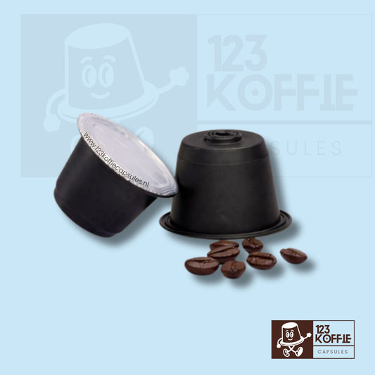 Caffè Borbone Respresso Blauw en  gold koffiecapsules en Nera, zachte en uitgebalanceerde Italiaanse espresso, voordeelverpakking