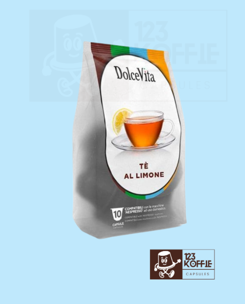 Dolce Vita Citroen Thee in Nespresso capsules