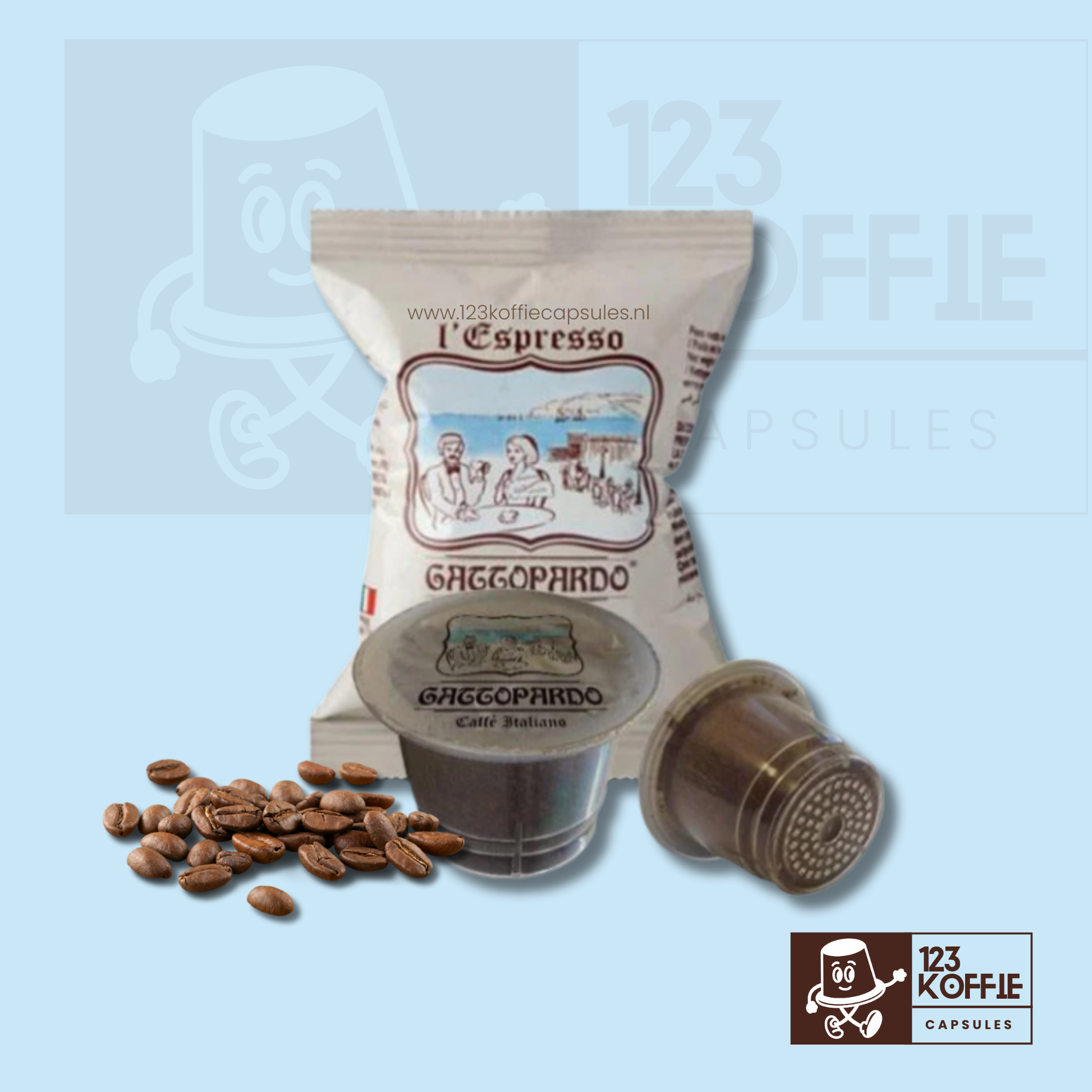 Gattopardo Special Club koffiecapsules compatibel met Nespresso voor Italiaanse espresso