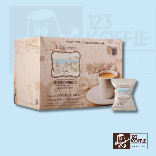 Gattopardo Special Club koffiecapsules compatibel met Nespresso – verpakking 100 stuks