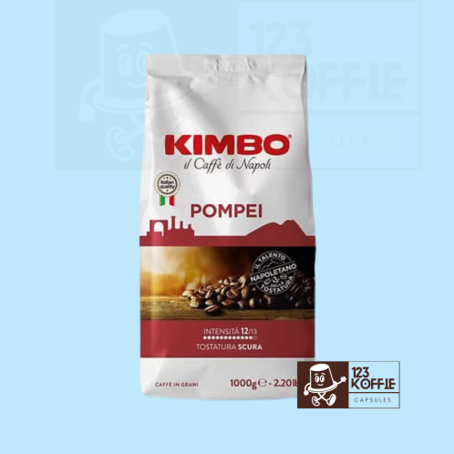 1 Kilo Kimbo Pompei Koffiebonen