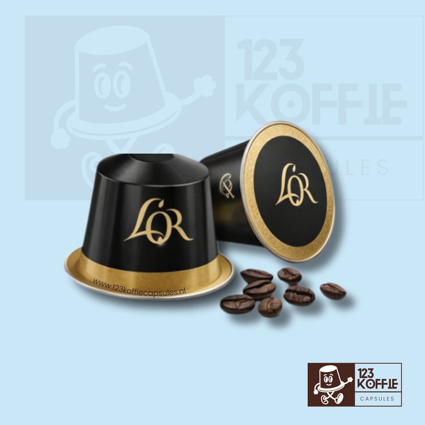 L’OR Ristretto koffiecapsules compatibel met Nespresso, krachtige en geconcentreerde espresso met intensiteit 11