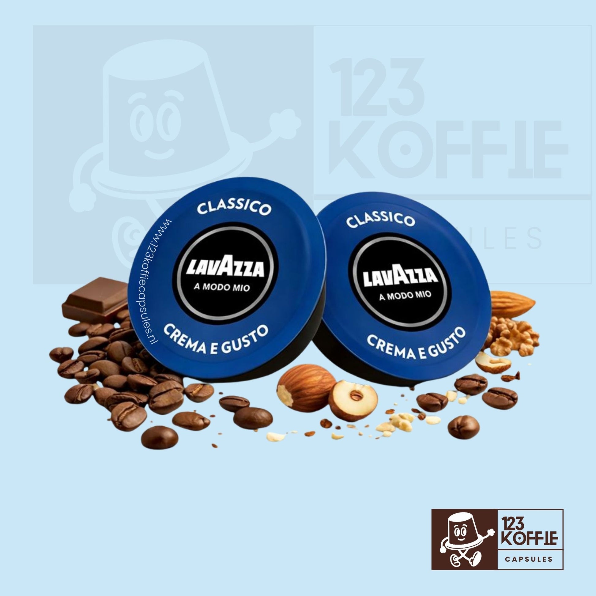 Detail van Lavazza Crema e Gusto A Modo Mio koffiecapsule met intensiteit 12, geschikt voor Lavazza A Modo Mio machines