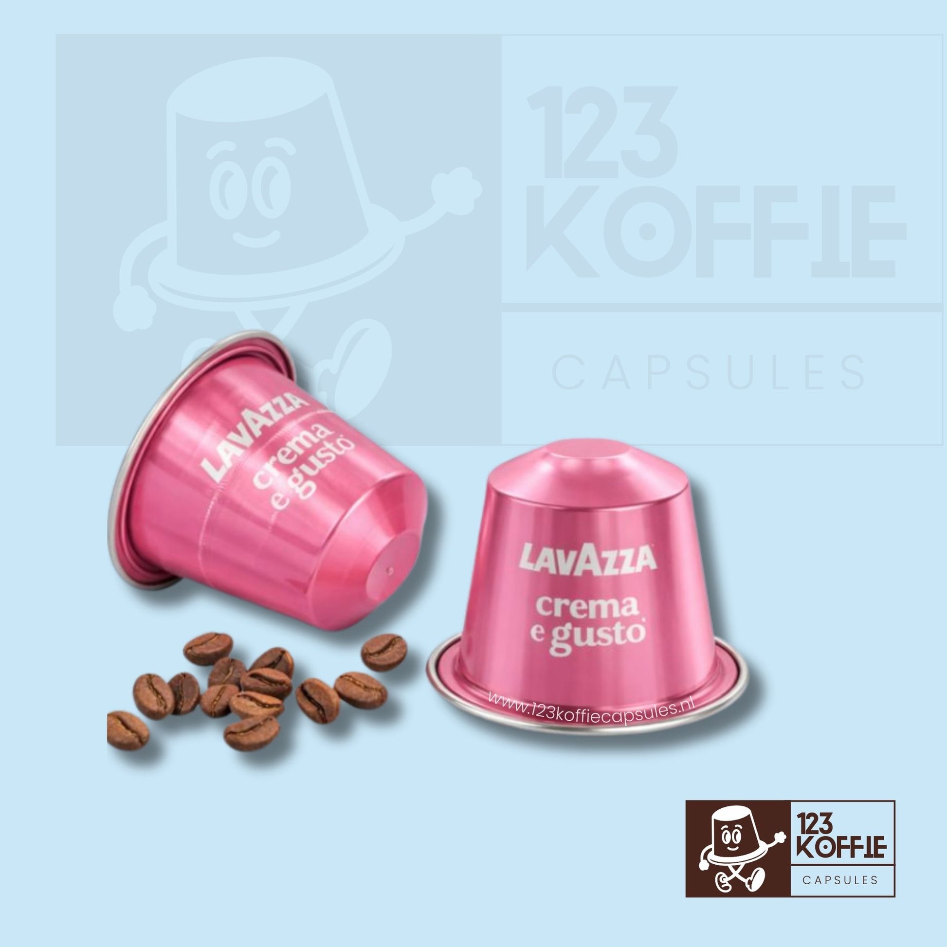 Lavazza Crema e Gusto koffiecapsules compatibel met Nespresso, romige en krachtige Italiaanse espresso