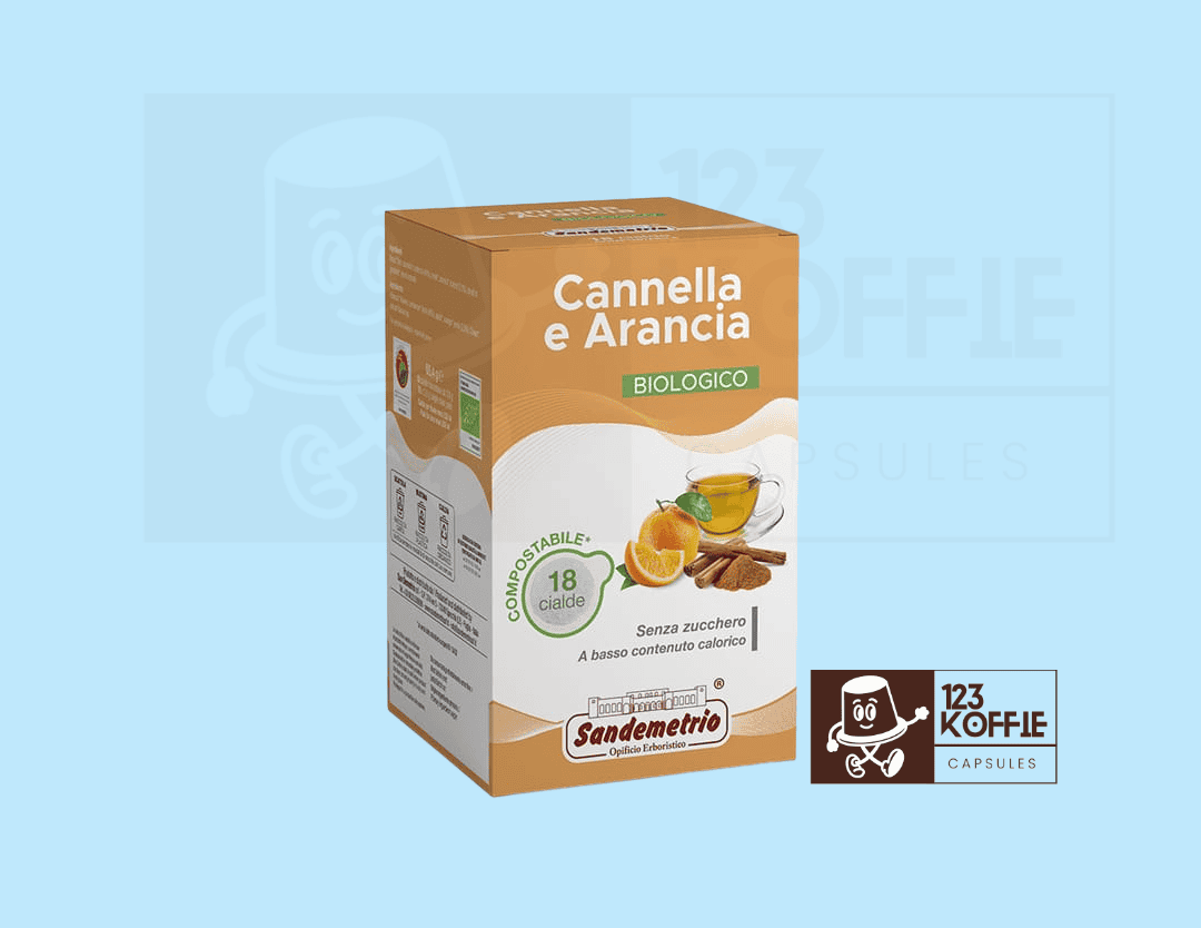Sandemetrio Kaneel Sinaasappel Thee Bio ESE 44